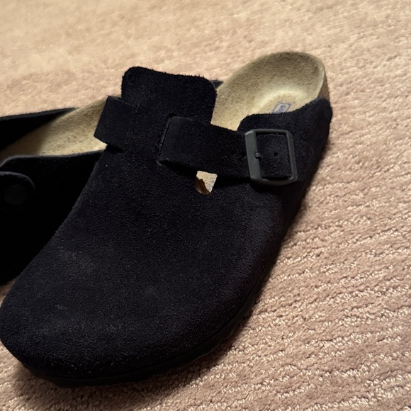 Birkenstock Black Suede Mules - Picture 3 of 5